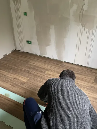Pose du parquet